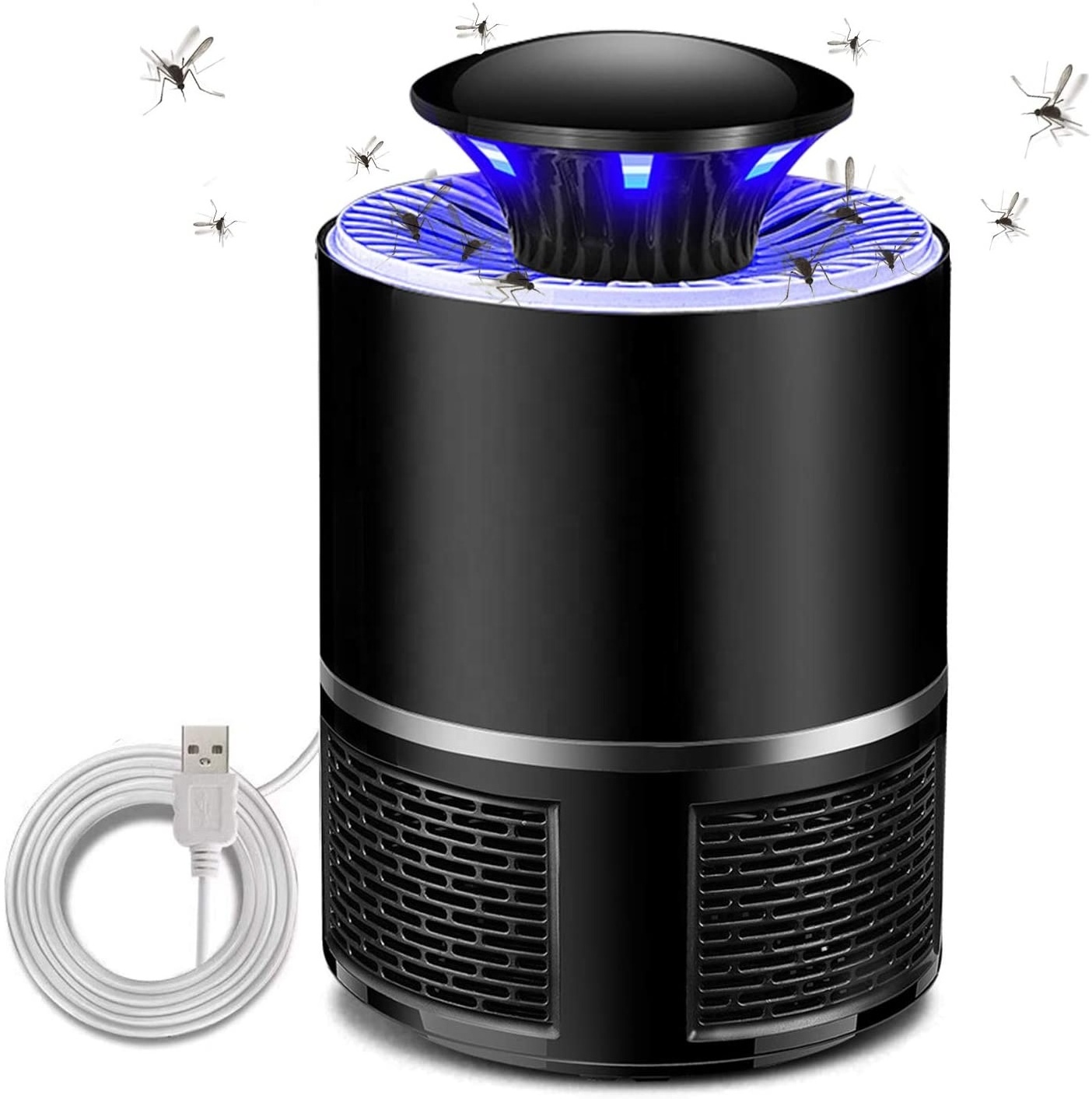 Electronic Insect mosquito killer Lamp, Electric Indoor Insect USB Plug-in Noiseless Powerful Efficient Light Bulbs