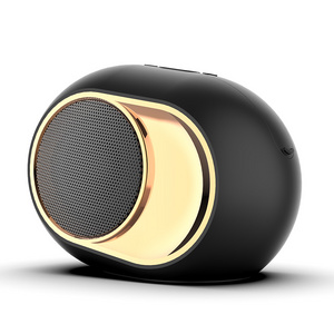 High quality portable golden egg shaped FM radio wireless mini  speaker with  good sound