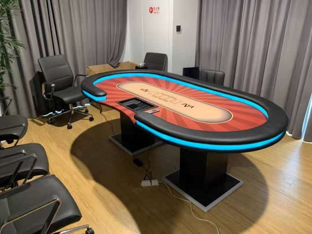 Sale Top Casino Blackjack Folding Poker Table Customize Modern Professional Poker Table Deluxe Baccarat 10 Person Poker Table