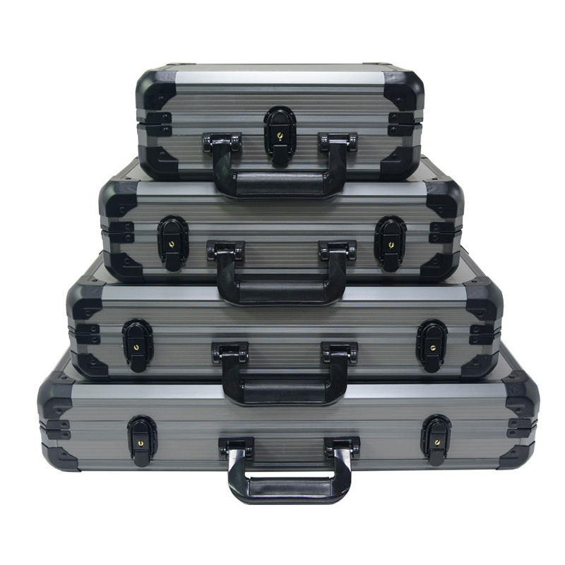 High Quality Customized Thickening Casino Capacity Suitcase Poker Container Manufacturer Box 500pcs Aluminum Poker Chips Case