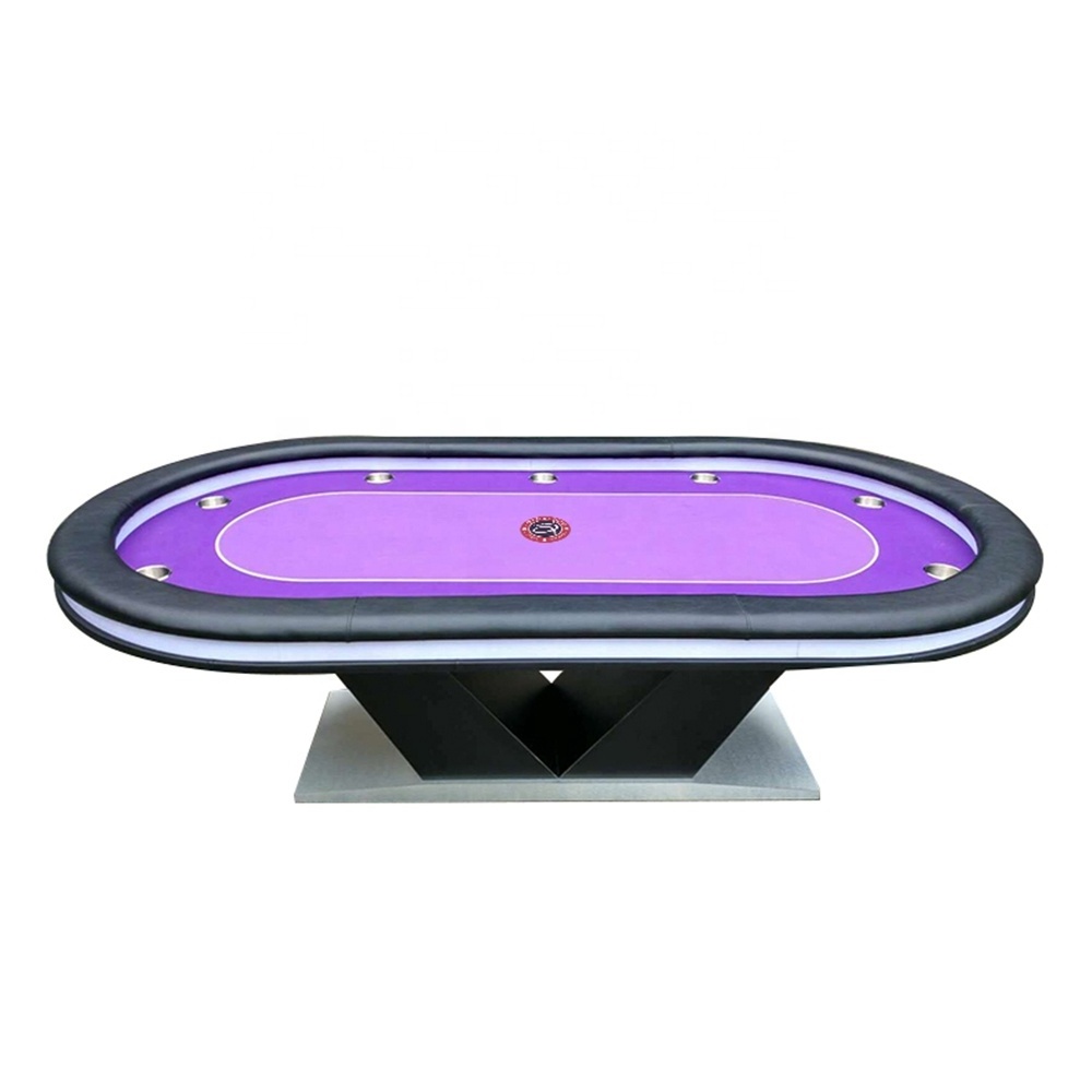 Hot Selling Texas Holder Poker Table Customize Poker Table 10 Players Sale Casino Poker Table