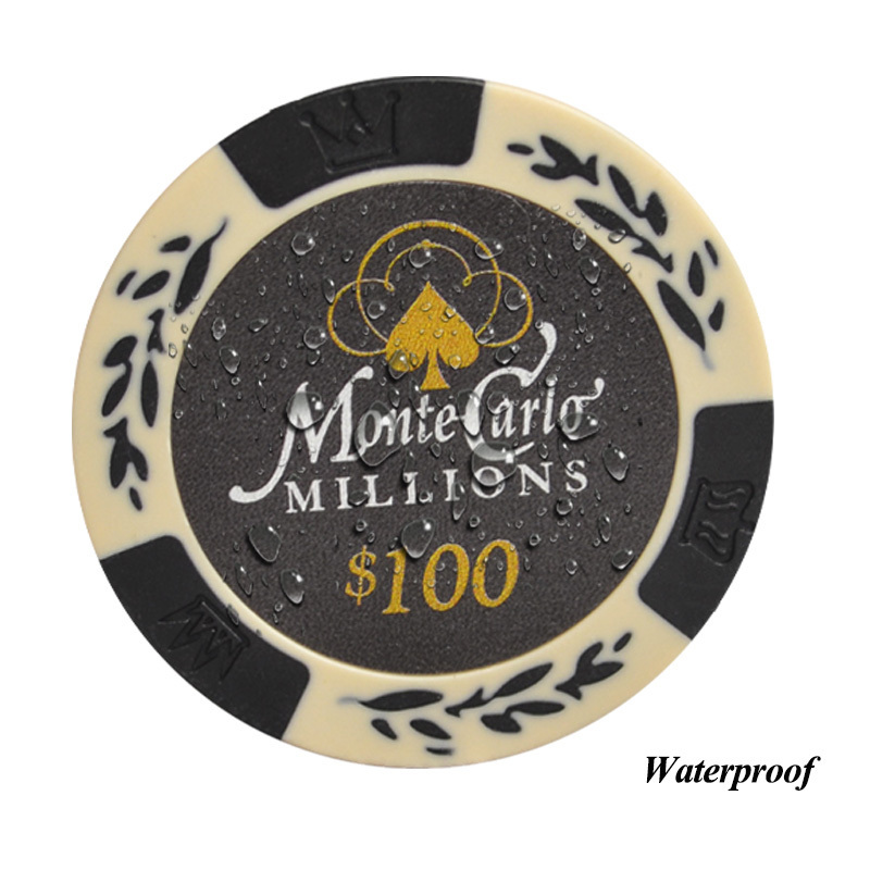 JY Poker Chips China Supplier Wholesale 14g Monte Carlo Blank Custom Logo Cheap Clay Composite Poker Chips