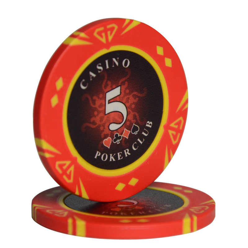 Wholesale 14g 39mm Casino Professional Luxury Clay 600/1000 Poker Set Box Set De Poker Chip Set