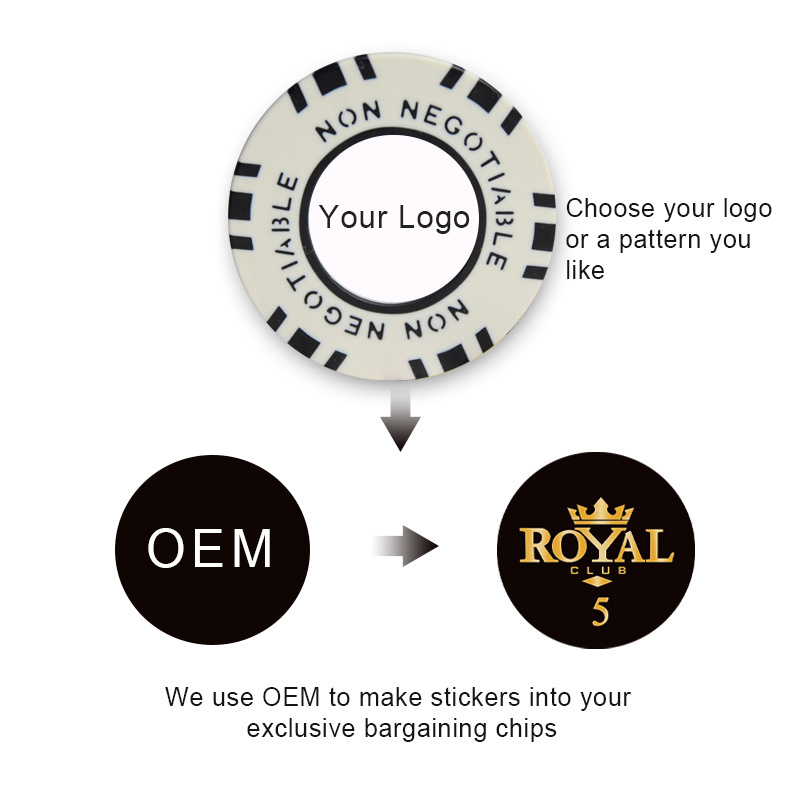 High Quality numbered poker chips wholesale customized logo poker chips manufacturer poker chips 14g clay