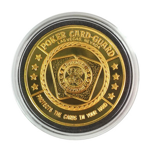 Metal Poker Chips Playing Cards Metal Souvenirs Poker Chips Dealer Coins Poker Game Casino Accessories