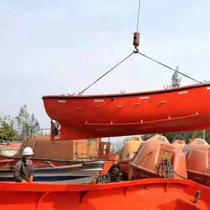 used ship boat vessel fiberglass lifeboat