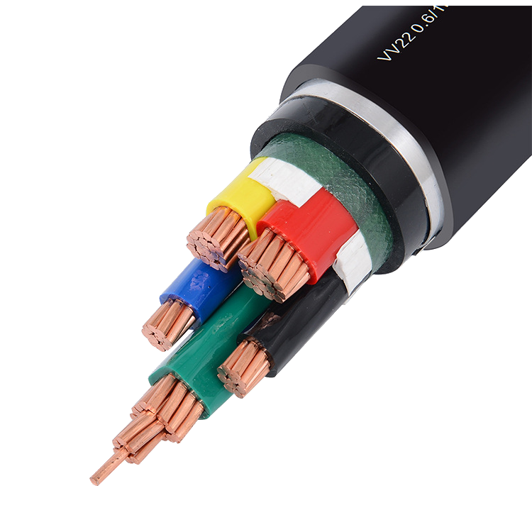 3 core 4 core 3x16mm2 5x25mm2 flame retardant STA SWA armored electric power cable for underground