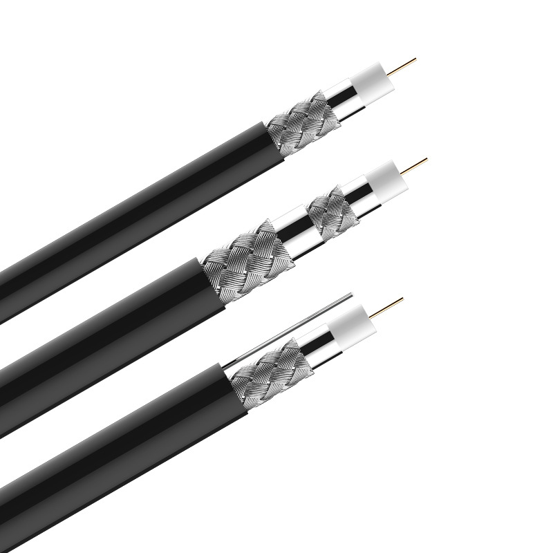 Electric Wire cable  RG6 RG11 RG58 RG59 RG179 RG213 Oxygen-free copper core coaxial cable   for outdoor cable TV line