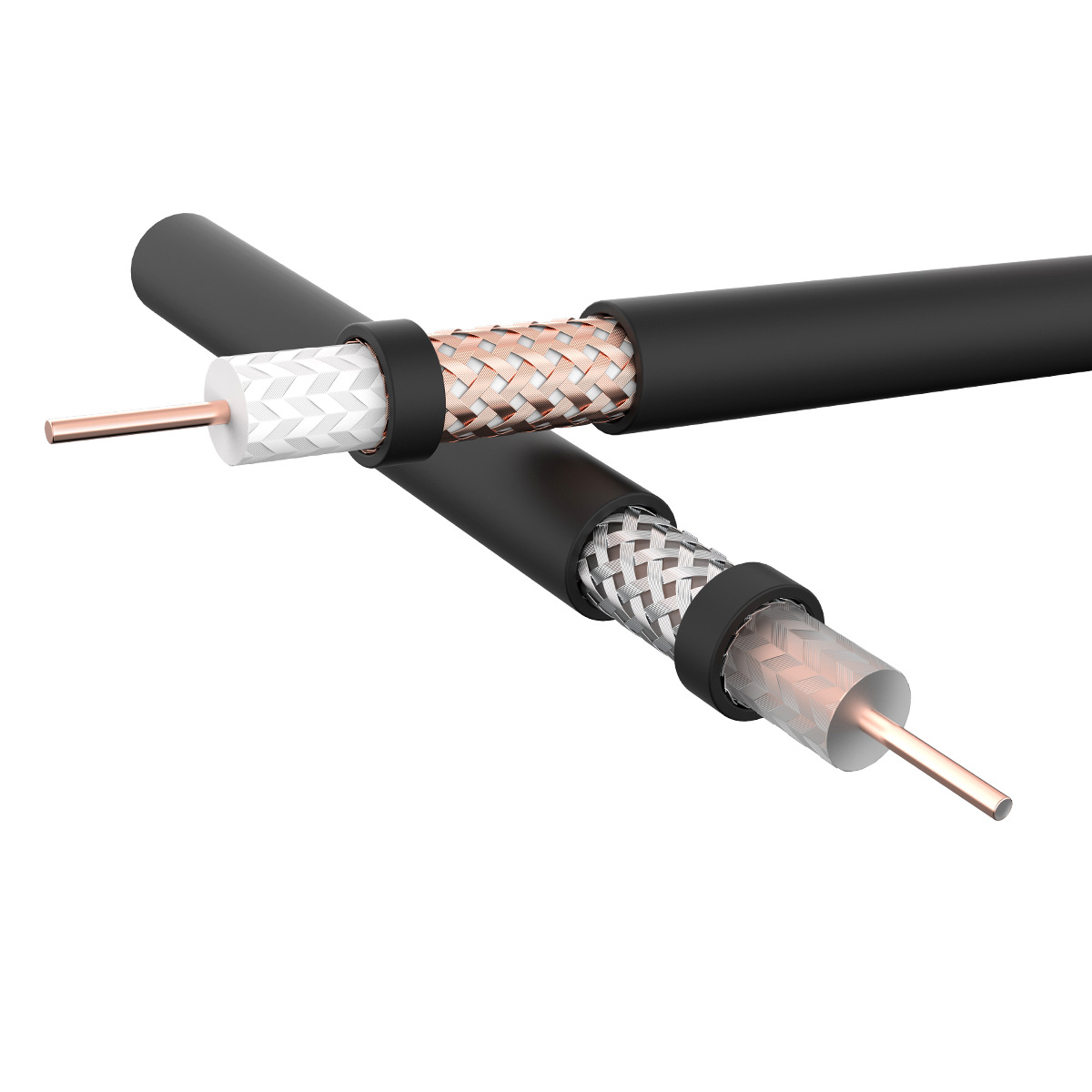 Electric Wire cable  RG6 RG11 RG58 RG59 RG179 RG213 Oxygen-free copper core coaxial cable   for outdoor cable TV line