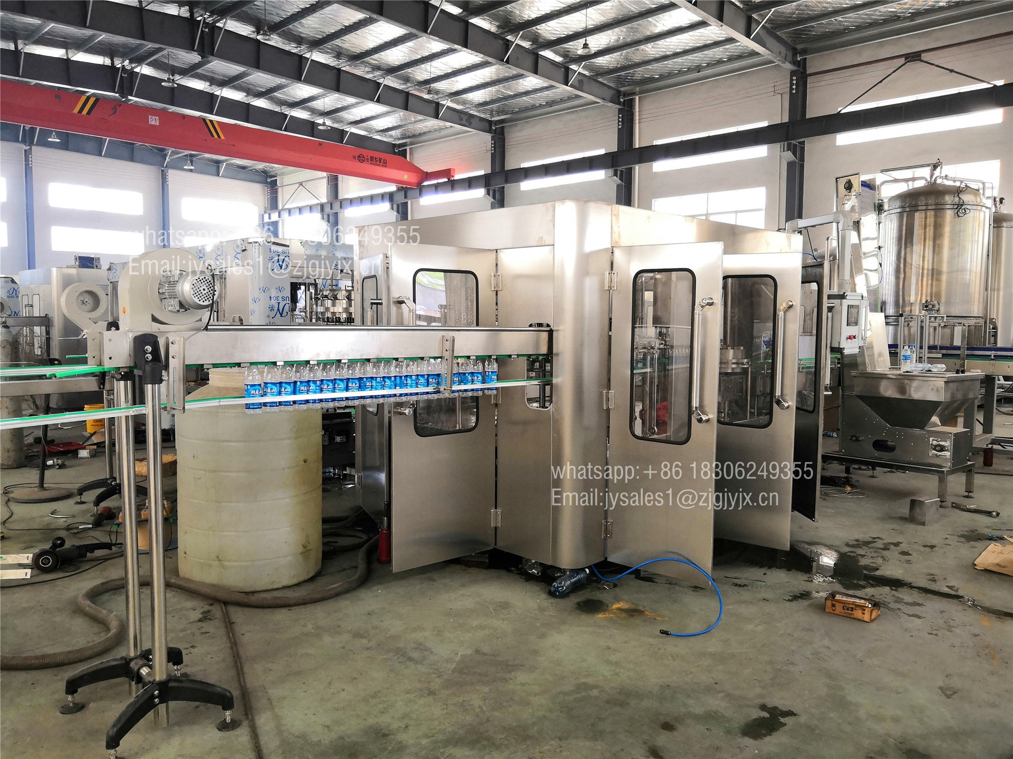 Small Scale Drinking Water Filling Machine / Turnkey Water Bottling Plant / Complete Drinking Water Line