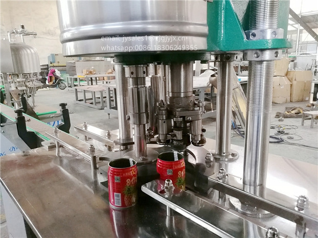 Pineapple Juice Can Filler Seamer, Beverage Can Seamer, canning machine