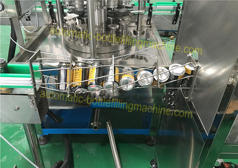 CE standard full automatic beer can filling line, can filler,canning machines