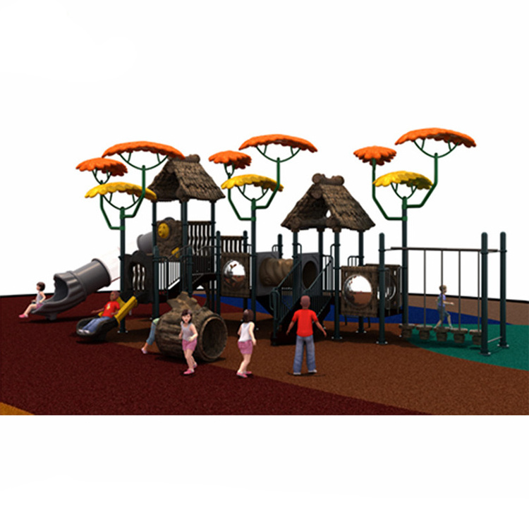 China Plastic Commercial Slide Kids Outdoor Playground Equipment