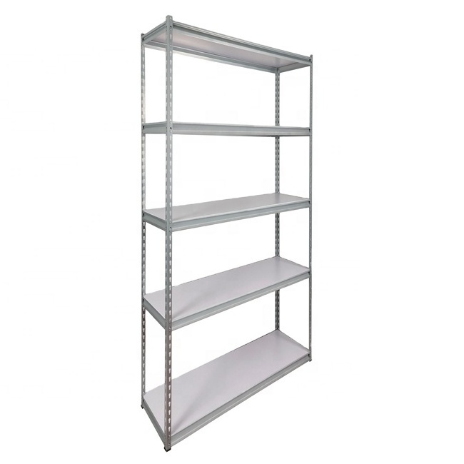 Garage Shelf 5 Tiers Light Duty Shelving Steel Racking Unit Metal 900*300*1500mm Industrial Customized JIAYUAN Boltless Shelving