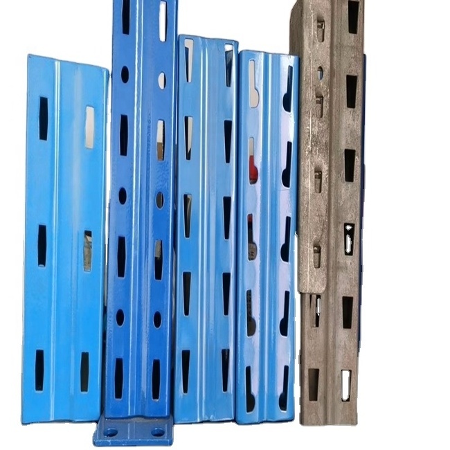 Trapezoidal Big Holes Upright Post of Heavy Pallet Racking Steel Industrial JIAYUAN Heavy Duty Shelf with Decking Panel CN;JIA