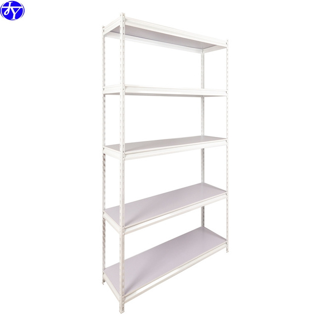 910(L) x 310(W) x 1830(H) Jiayuan shelf Sliver Storage Rack 5 Layers Light Weight Warehouse Storage Shelf Boltless Racks