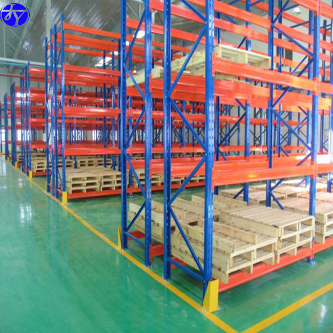 Warehouse Equipment Selective Pallet Racking System Steel Industrial JIAYUAN Heavy Duty Shelf with Decking Panel 2 Years JY-PR05