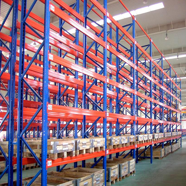 Heavy Duty Upright Standing and Box Beam Steel Rack Stacking Racks Industrial JIAYUAN Heavy Duty Shelf with Decking Panel CN;JIA