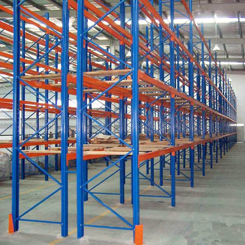 Heavy Duty Industrial Metallic Rack Vertical Cargo Storage Racks Stacking Shelf Rack Adjustable Metal Steel JIAYUAN 2 Years