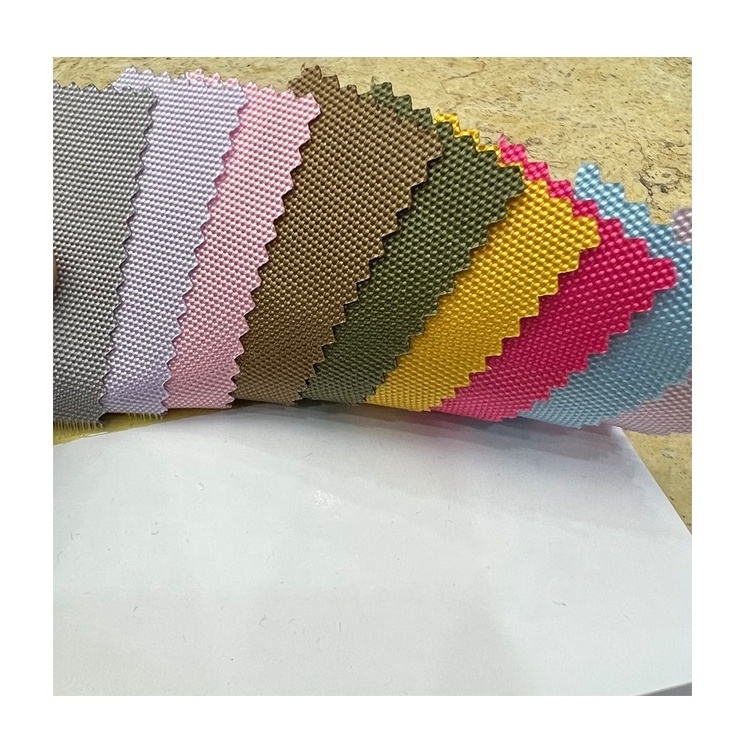 Customized tear resistant bag materials 100% polyester PVC PU coating 1000D oxford fabric