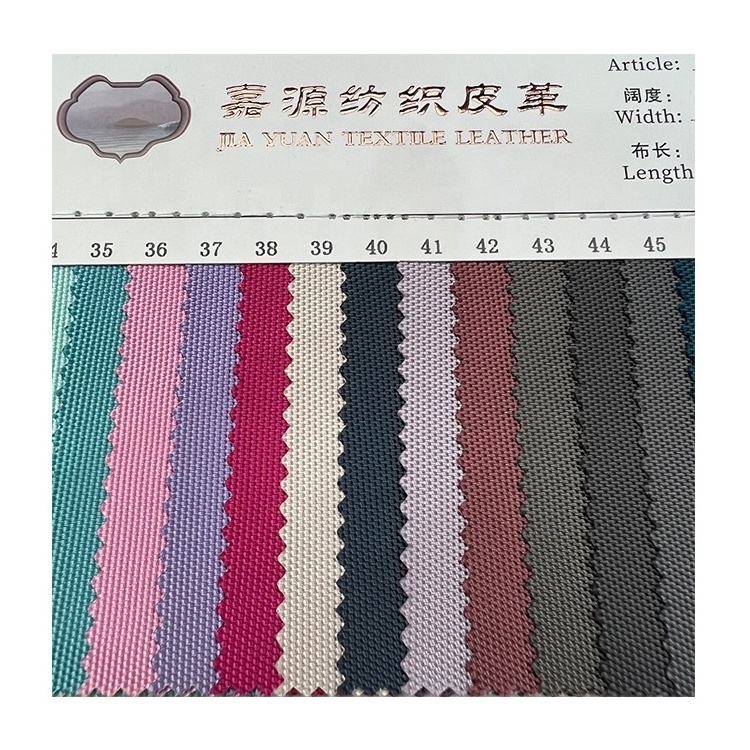 Customized tear resistant bag materials 100% polyester PVC PU coating 1000D oxford fabric