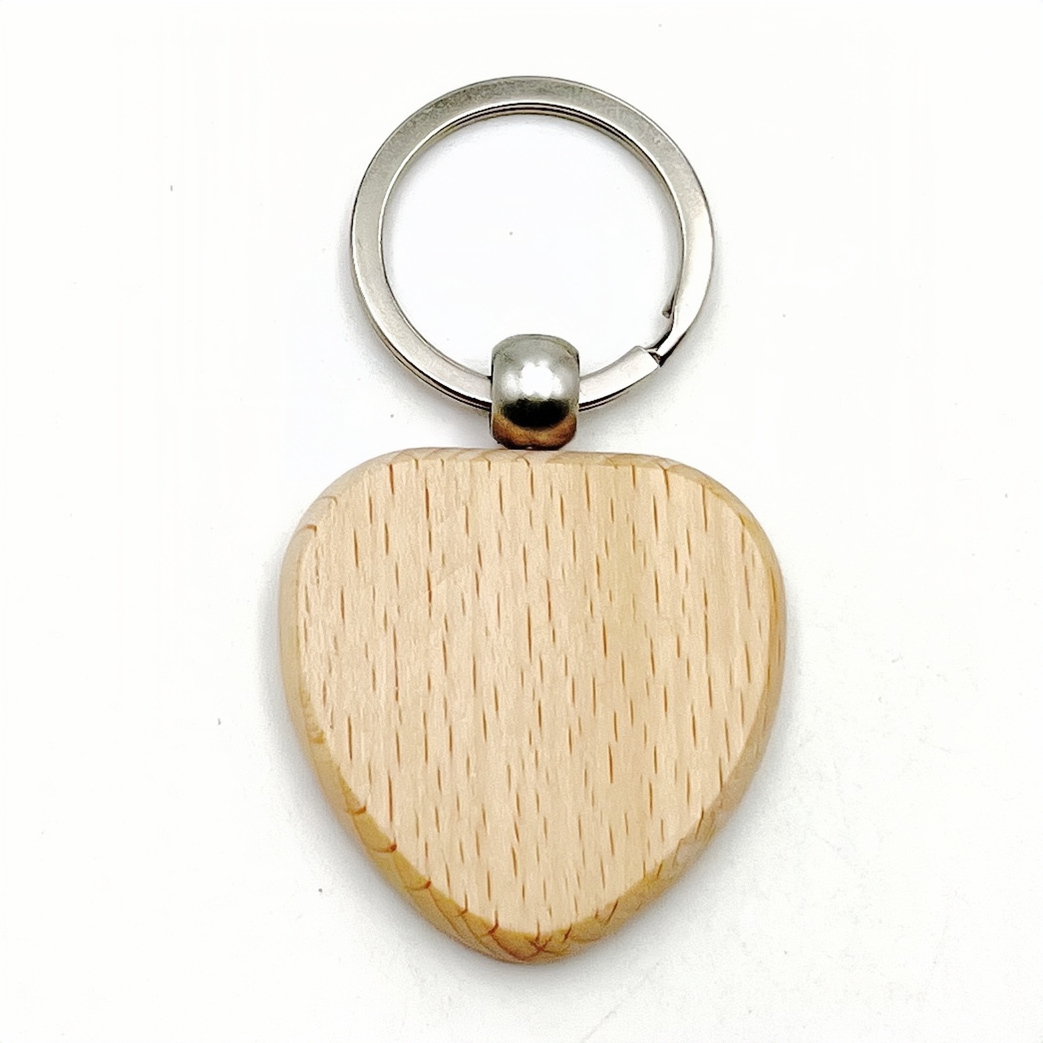 Creative DIY Wooden keychain Hot sell Laser engraving blanks Wholesale Keychain custom