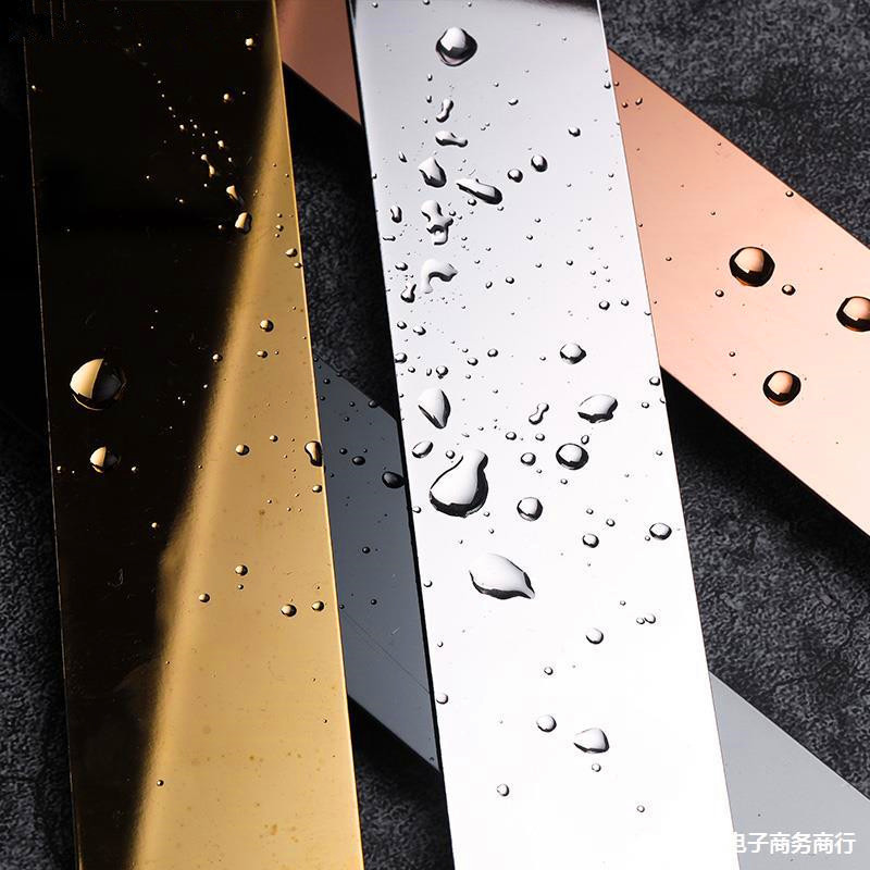 Stainless Steel Decoration Flat Profiles Brass Inlay Porcelain Tile Floor Tile Trim Tiles From China