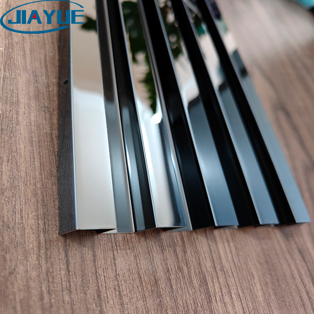 Stainless steel Fluted Decorative Panel For Home Wall Gold Mirror Black Brushed Decoration