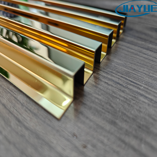 3D Fluted Decorative Gold Mirror Black Brushed Panel For Home Wall Decoration 304 Grade Dampproof Stainless steel