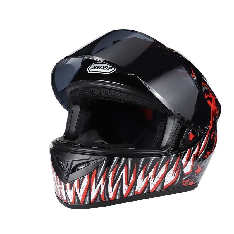 Hot Style Motorcycle Helmet Motorcycle Accessories Electric Cross Country Locomotive Full Helmet For Men And Women