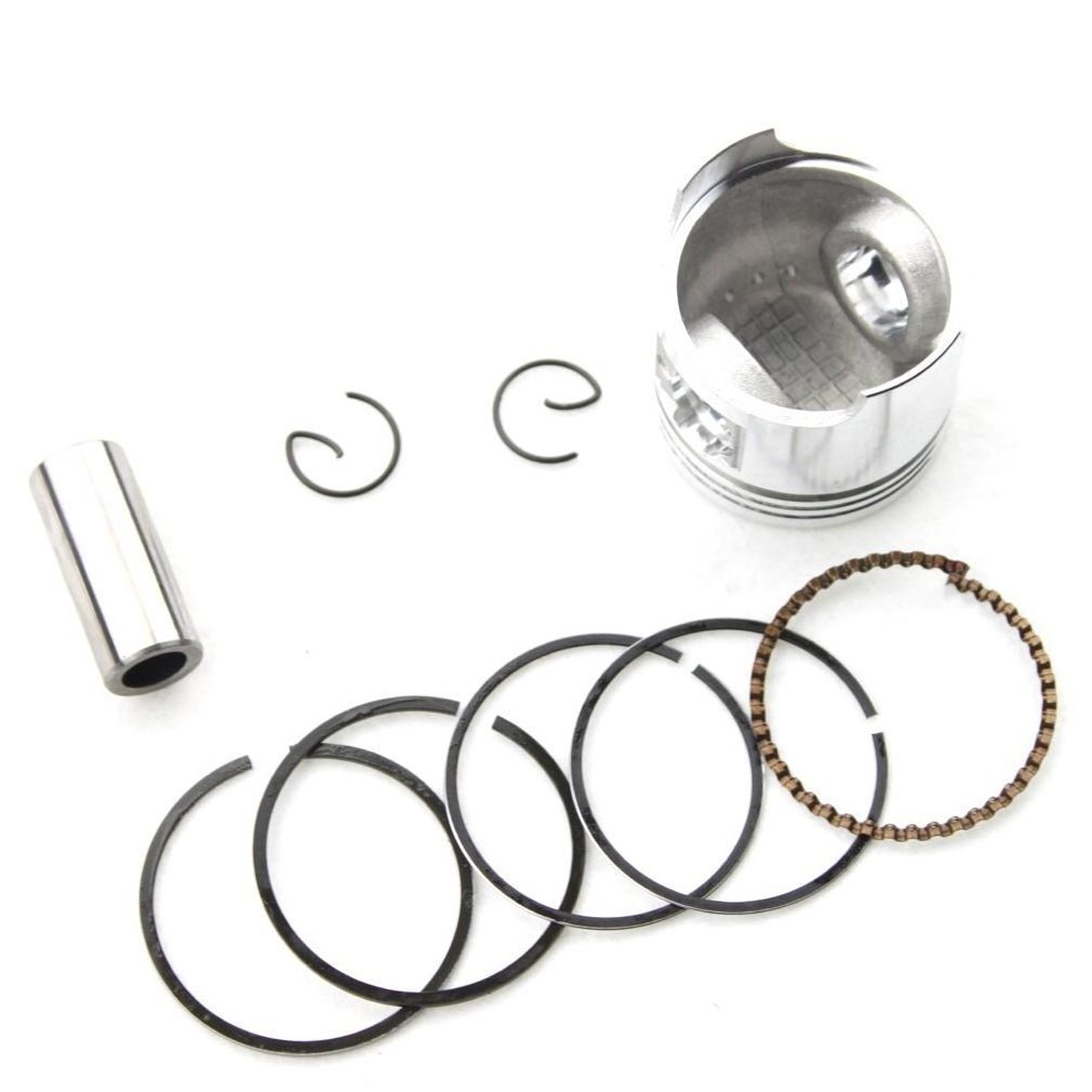 Motorcycle Piston Kit 39mm Piston Kit Assembly for 50cc Horizontal Engine ATV Dirt Bike Go Kart