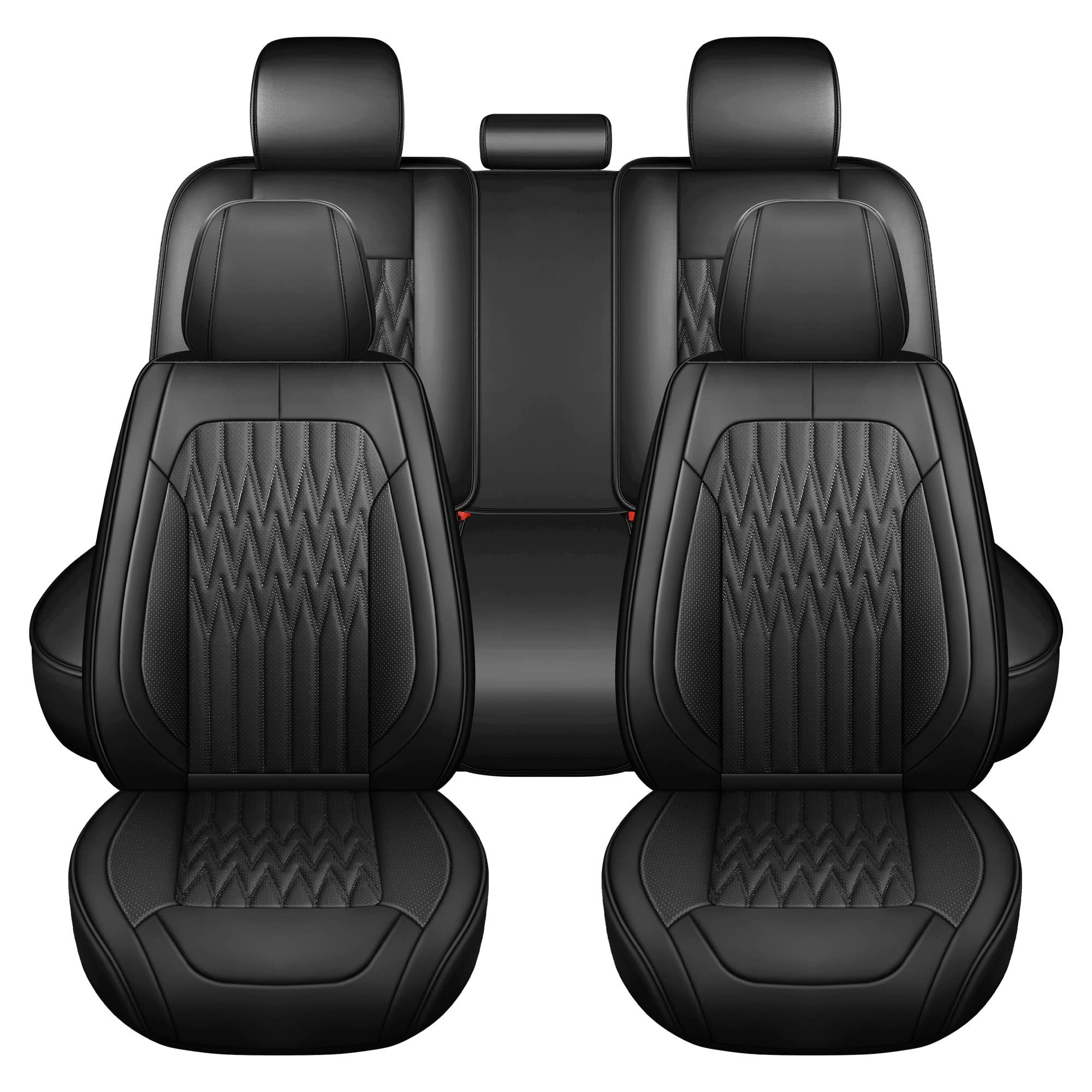 Wholesale High End Breathable Set Car Seat Luxury Cover Universal PU Leather Airbag Seat Cover