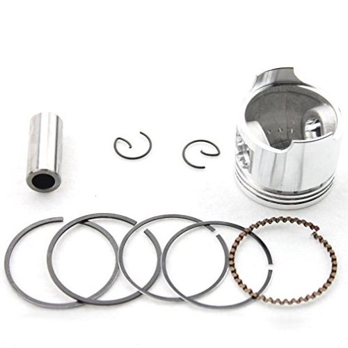 Motorcycle Piston Kit 39mm Piston Kit Assembly for 50cc Horizontal Engine ATV Dirt Bike Go Kart