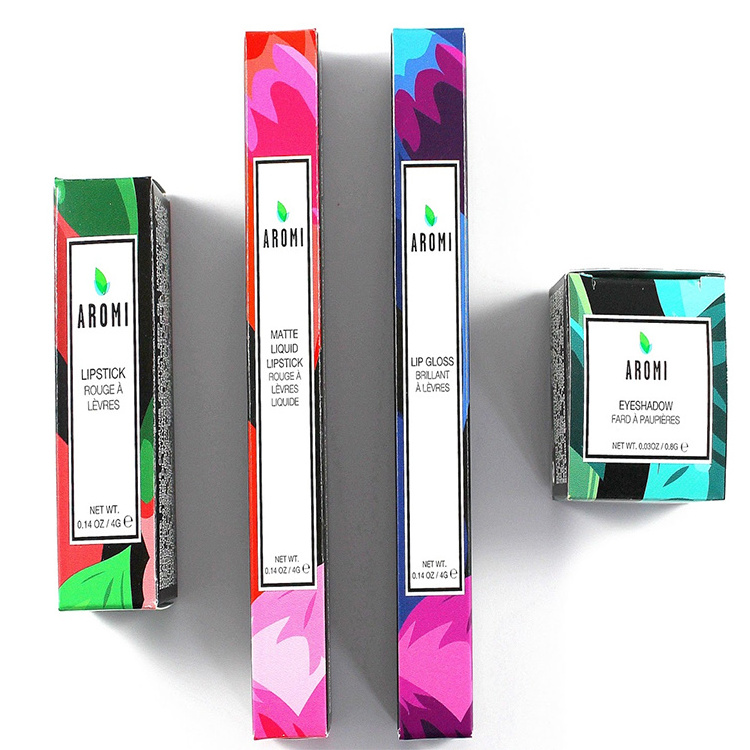 Private Label Paper Packaging Boxes Lip Kit Lipgloss Set Lip Gloss Packaging Box