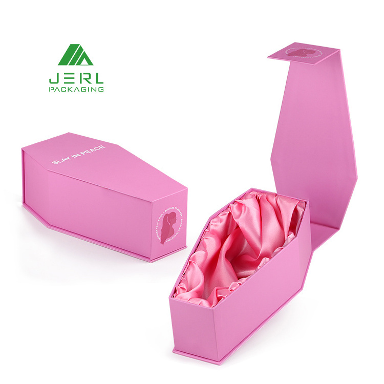 Cardboard Pink Mini Gift Boxes Coffin Shaped Packaging Box Coffin Box