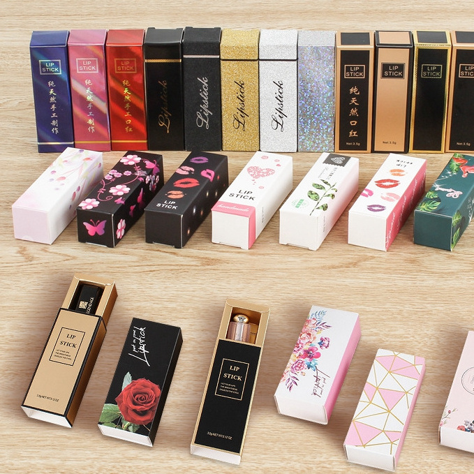 Private Label Paper Packaging Boxes Lip Kit Lipgloss Set Lip Gloss Packaging Box