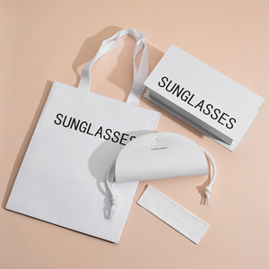 Custom Logo Paper Shipping Boxes Women Eyeglass Sun Glasses Sunglasses Case Box Set for Sunglasses