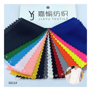 Hot sales 180gsm 90% polyester 10% spandex double butterfly mesh jersey fabric for Sportswear