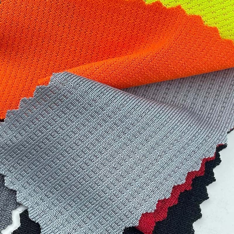 Hot sales 180gsm 90% polyester 10% spandex double butterfly mesh jersey fabric for Sportswear