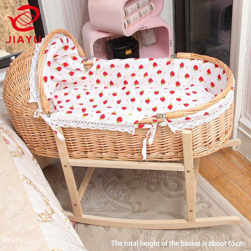 Wicker Baby Doll Cribs and Beds/baby Cradle 10% OFF! Natural Swing/wicker Baby Crib Modern Portable Folding Baby Travel Bed Crib