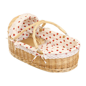 Wicker Baby Doll Cribs and Beds/baby Cradle 10% OFF! Natural Swing/wicker Baby Crib Modern Portable Folding Baby Travel Bed Crib