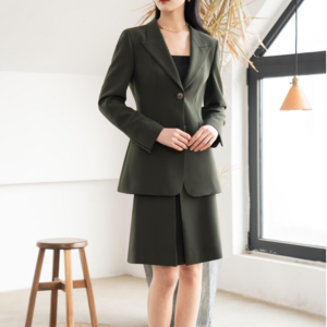 Newest skirt suit multicolored fashion suit for women