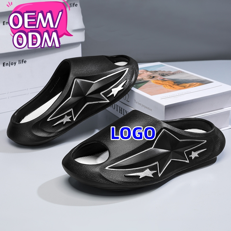 Custom logo Unisex EVA Slipper Slides Sandals designers Memory Foam Cloud Footwear Shoes Original Slides for Women Lady