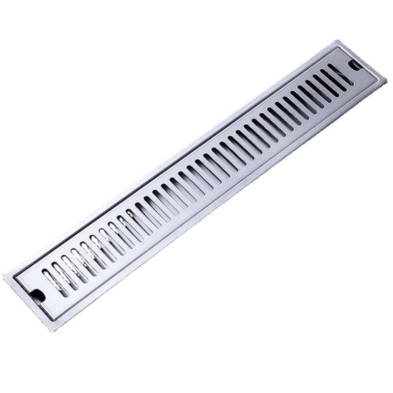 Stainless Steel Bathroom Drainage Automatic Airtight Floor Drain Line Shower Rectangular Shower Drains