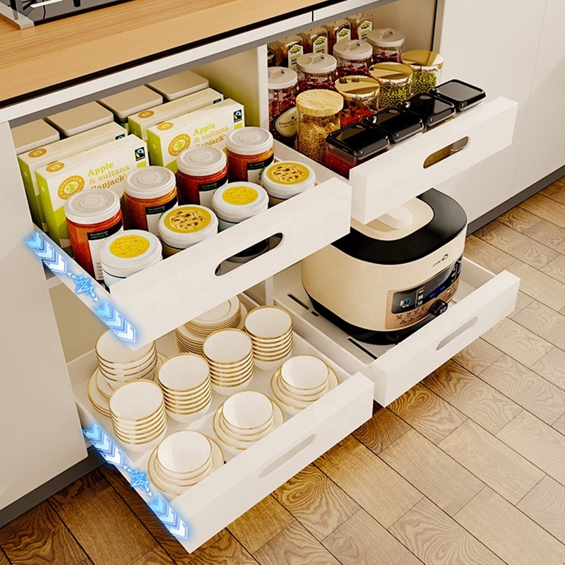 metal stand pull slide out extendable spice rack drawer organizer for under cabinet kitchen storage shelf countertop seasoning