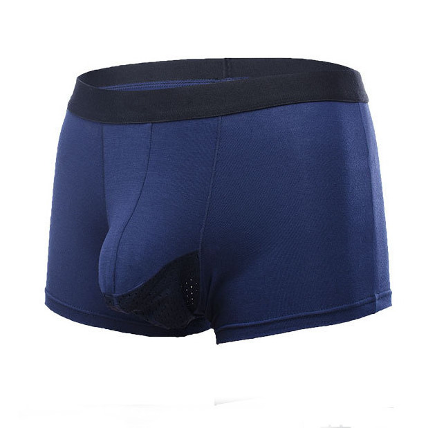 Wholesale boxer briefs men's underwear new underwear style comfortable Ball Hammock men's boxer briefs pouch ball holding layer