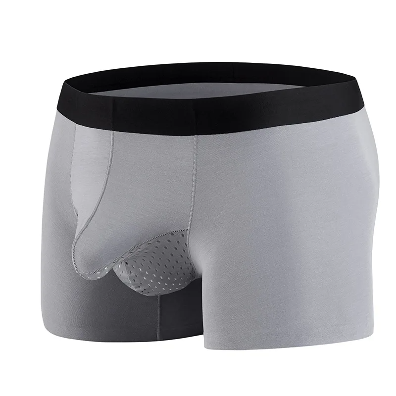 New Arrival Custom Modal  Seamless Men Luxury Short Boxer Briefs Underwear