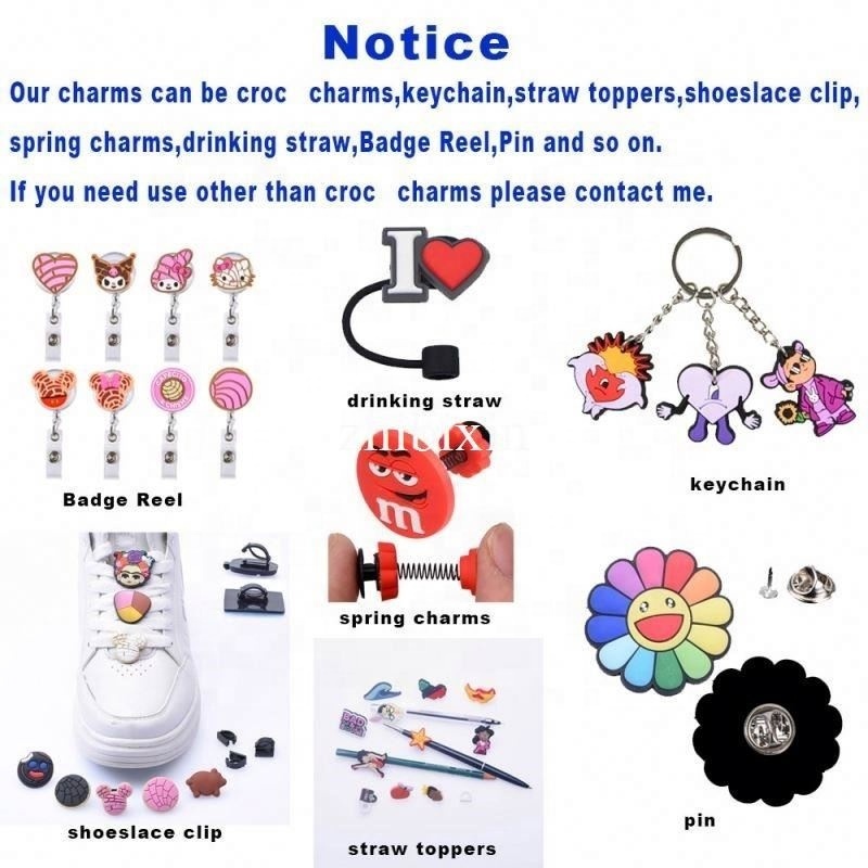 OEM Personalized shoe charms Designer Cartoon Decoration PVC Accessories