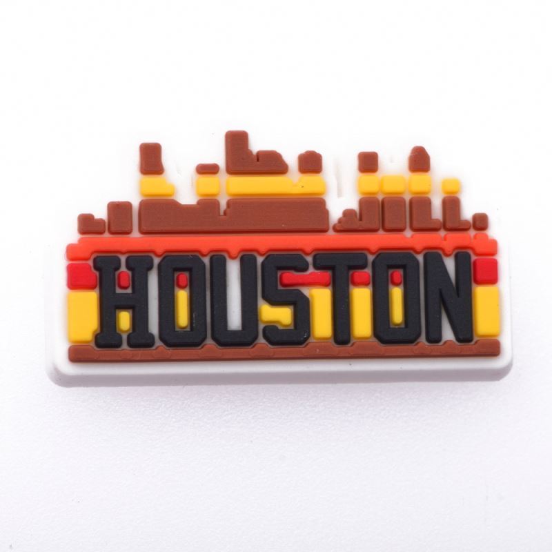 High quality Houston Astros clog charm shoe fit for Texas decoration Bucees wholesale