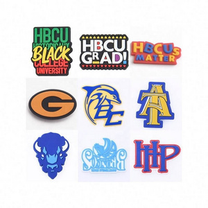 HBCU university clog charm Charms for shoe decoration US college shoes collegial wholesale